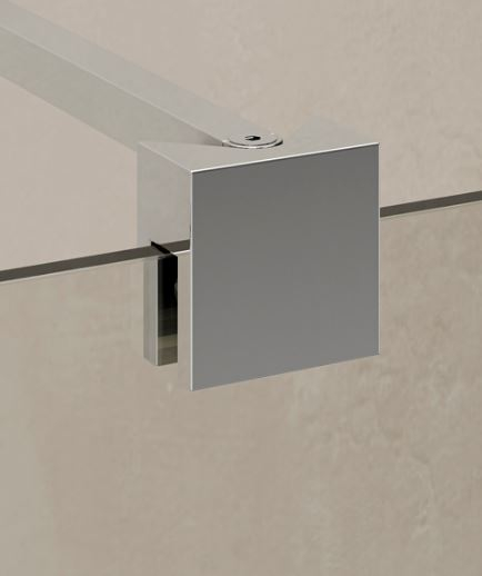 TDA • ITALO-8 Paroi de douche fixe 90cm /Profilé Chromé brillant 07F0700902730